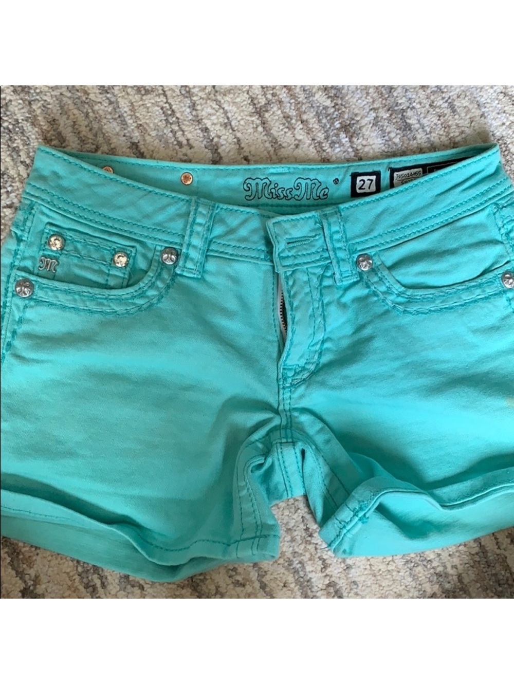Miss me teal shorts